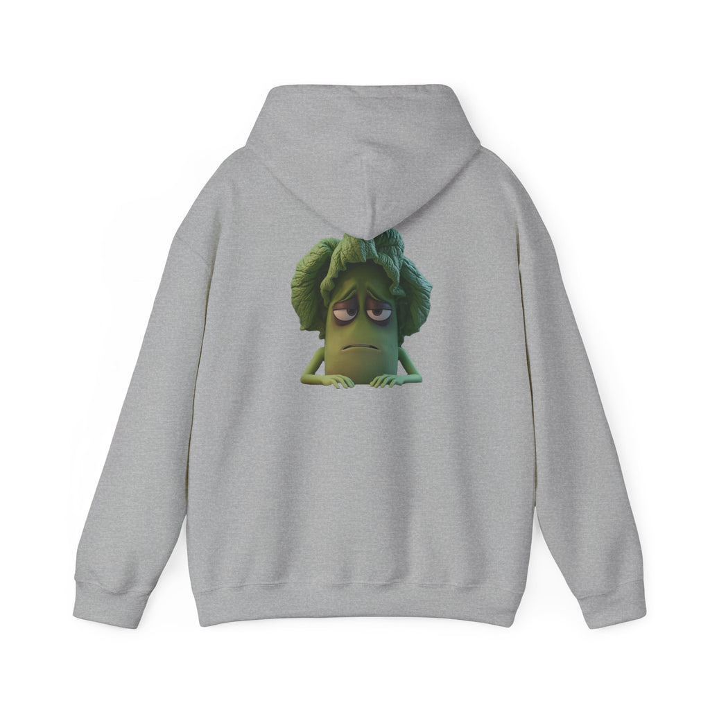 Hoodie — “Lettuce Like a Fresh” Funny Lettuce Character Graphic Sweatshirt
