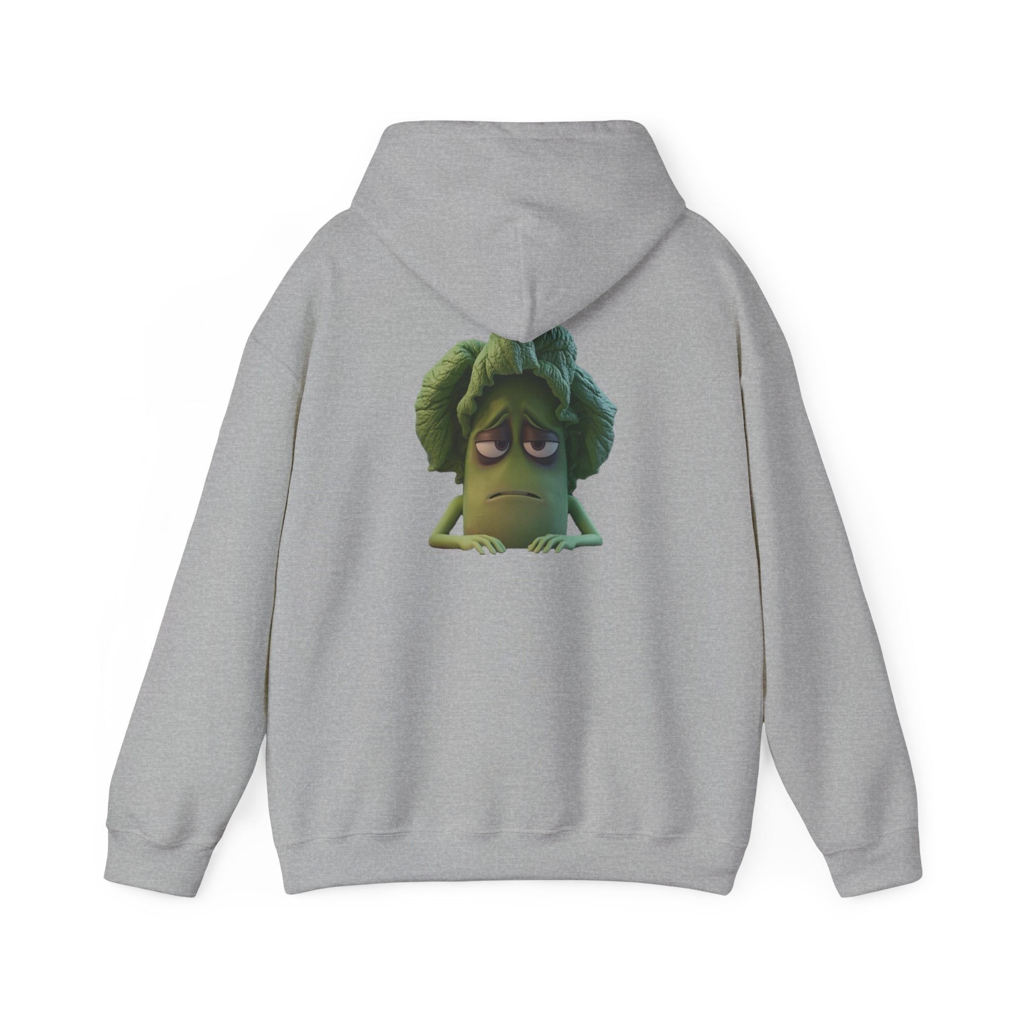 Hoodie — “Lettuce Like a Fresh” Funny Lettuce Character Graphic Sweatshirt
