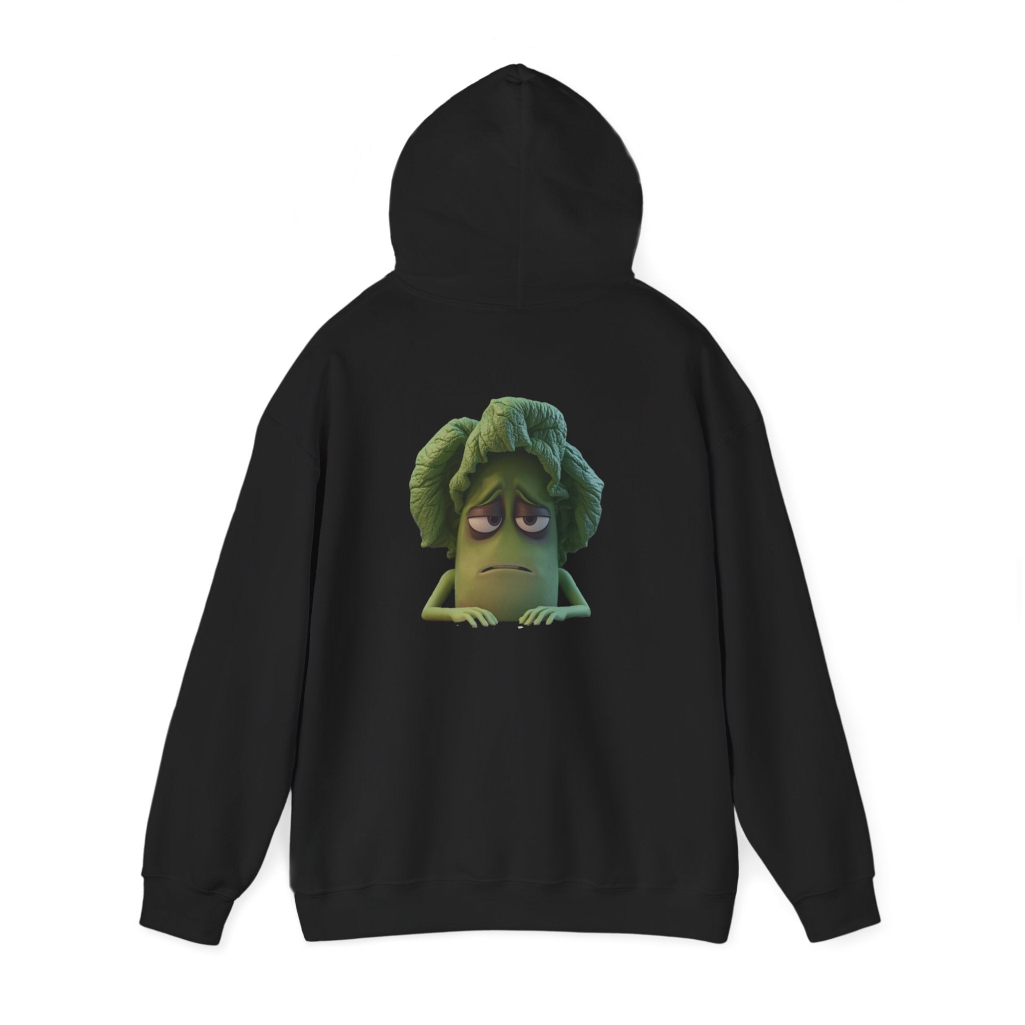 Hoodie — “Lettuce Like a Fresh” Funny Lettuce Character Graphic Sweatshirt