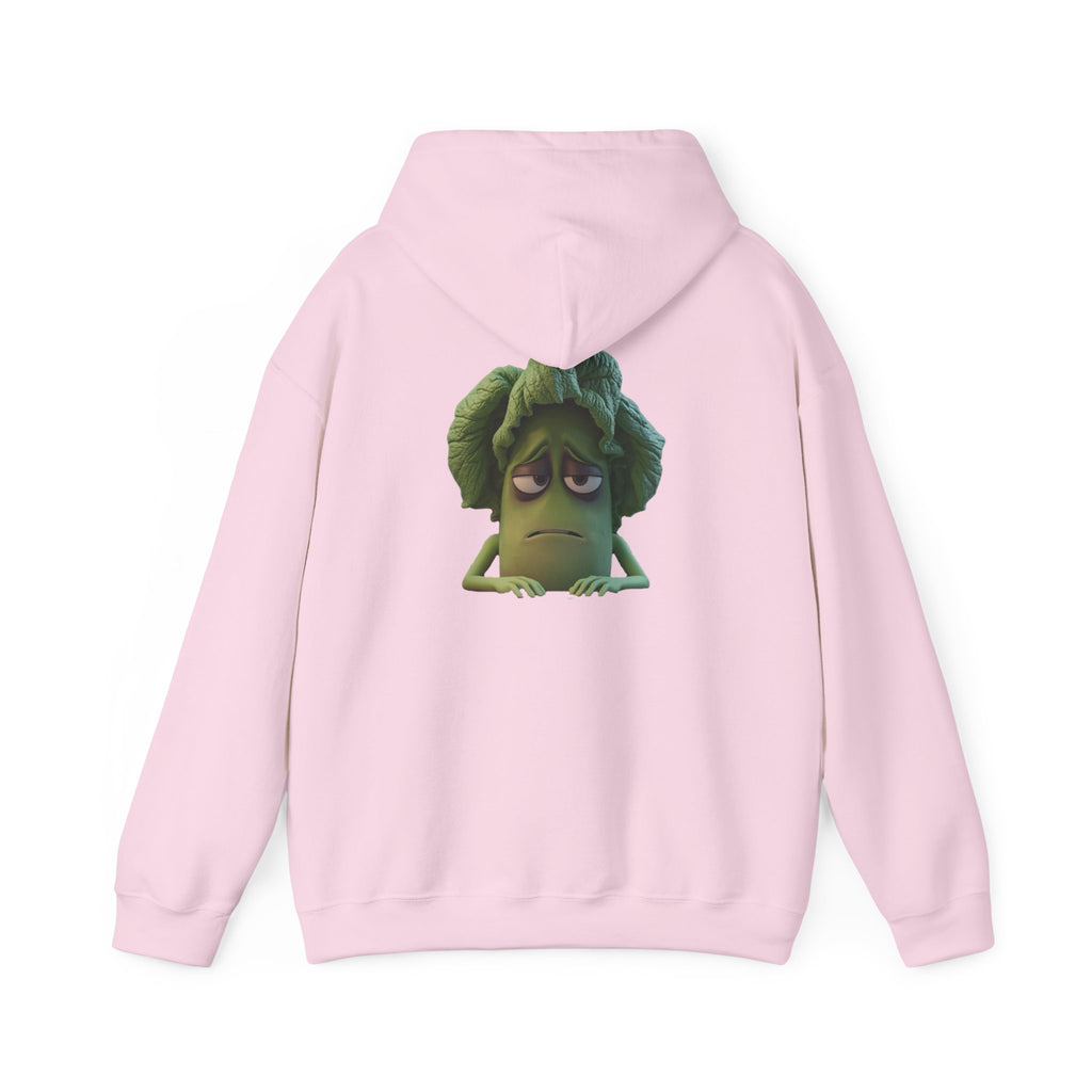 Hoodie — “Lettuce Like a Fresh” Funny Lettuce Character Graphic Sweatshirt