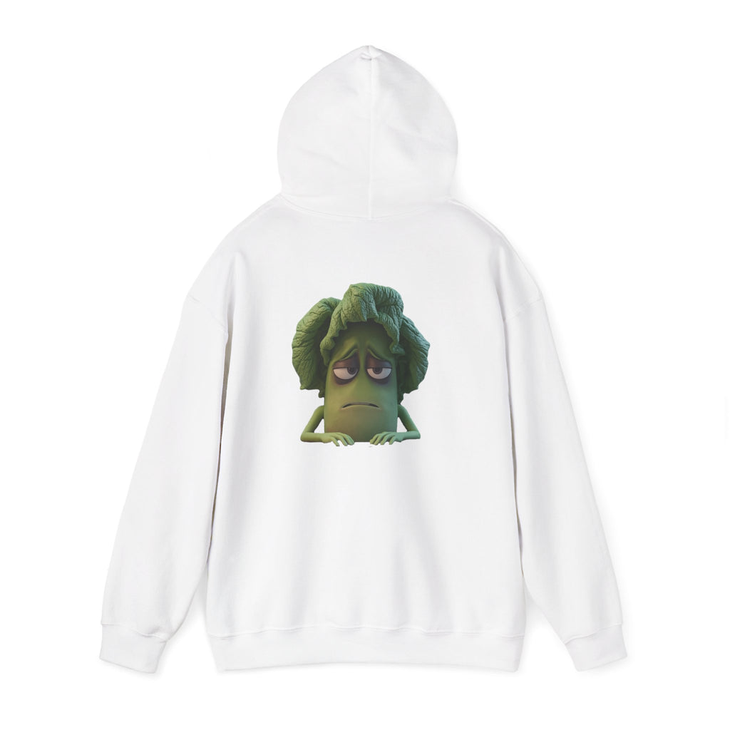 Hoodie — “Lettuce Like a Fresh” Funny Lettuce Character Graphic Sweatshirt