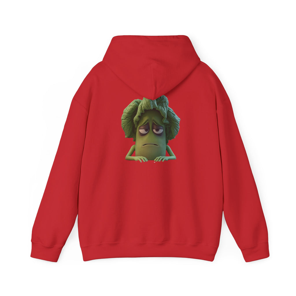 Hoodie — “Lettuce Like a Fresh” Funny Lettuce Character Graphic Sweatshirt