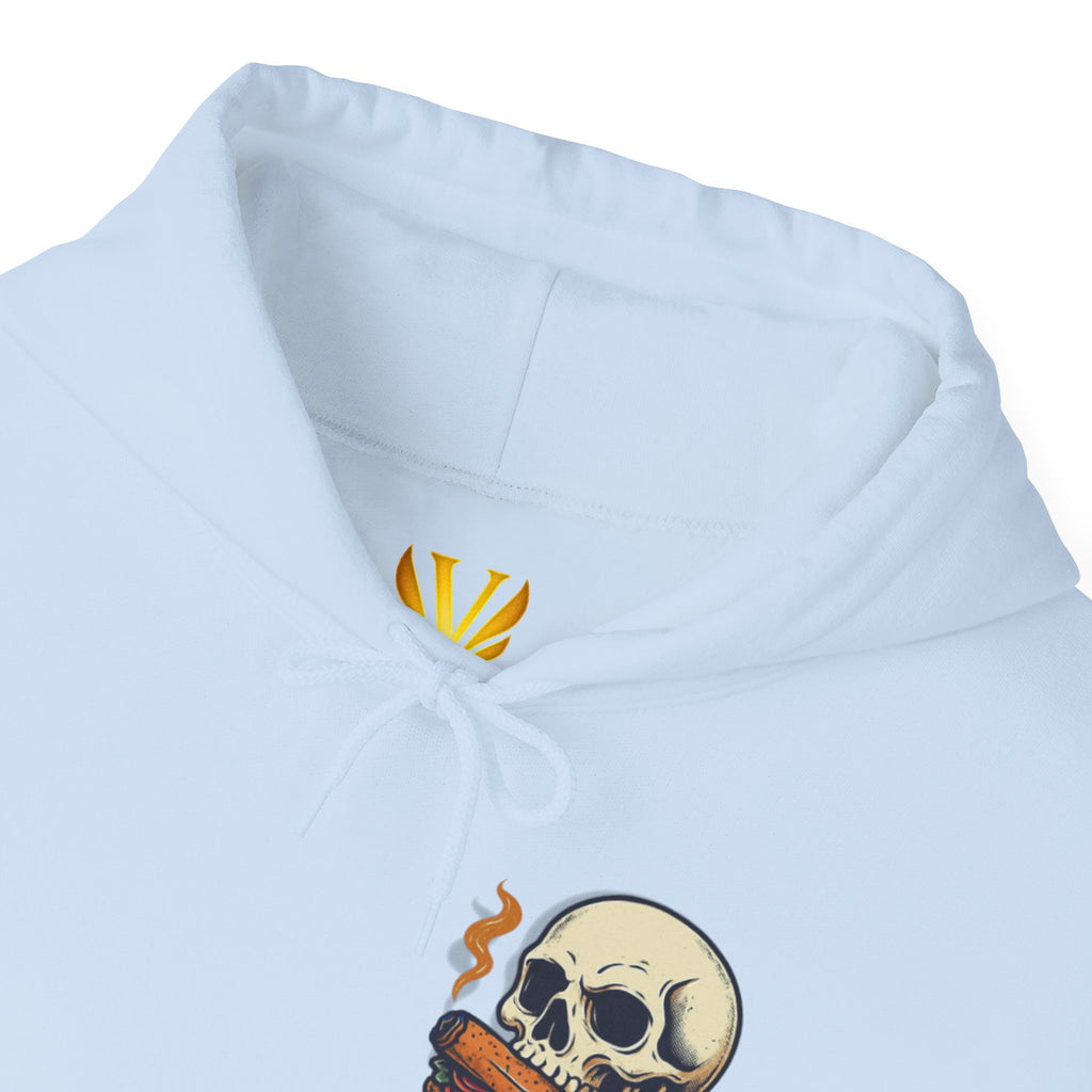 Skull Graphic Unisex Hoodie - Edgy Streetwear Style