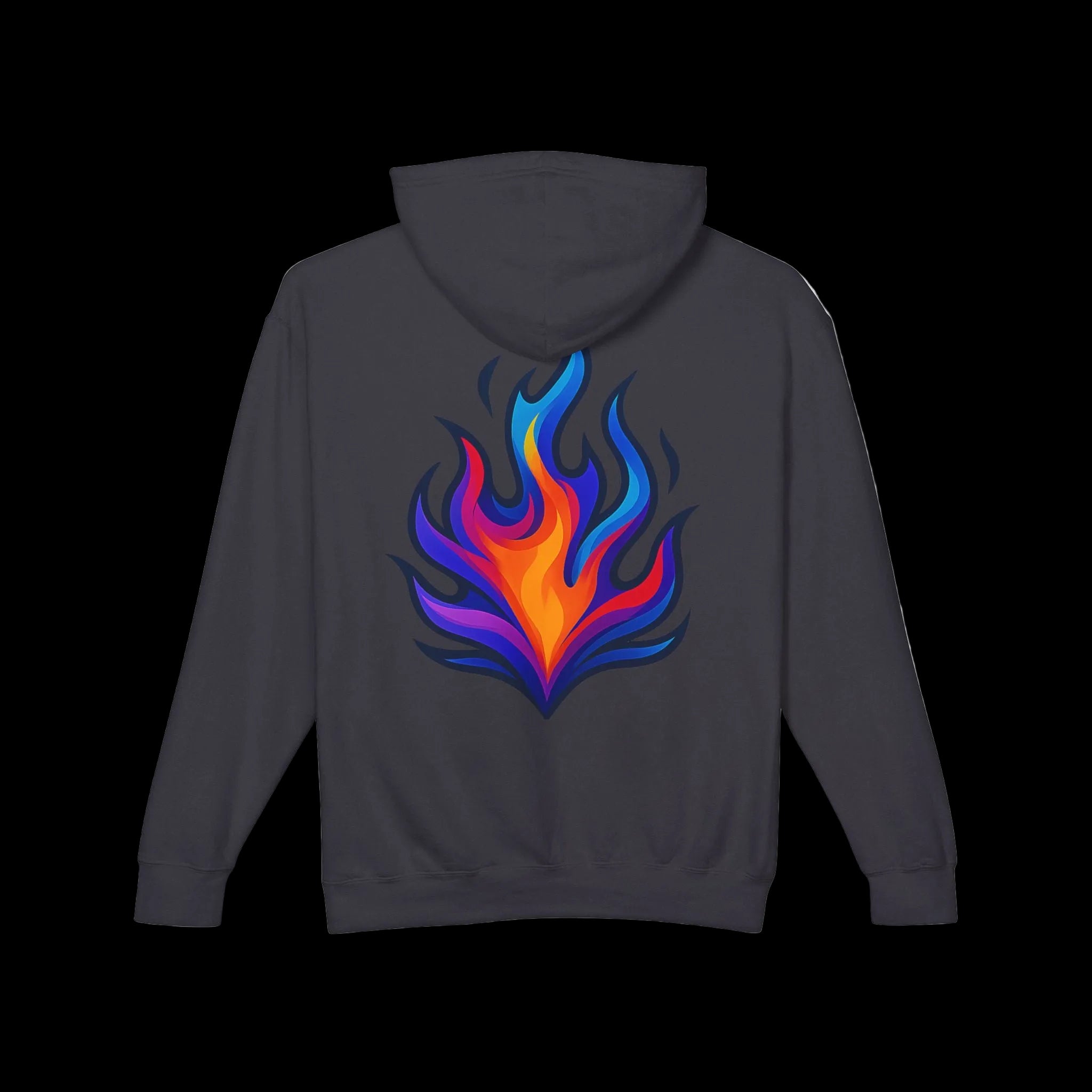 🔥 Sudadera con Capucha – Llama Moderna 🔥