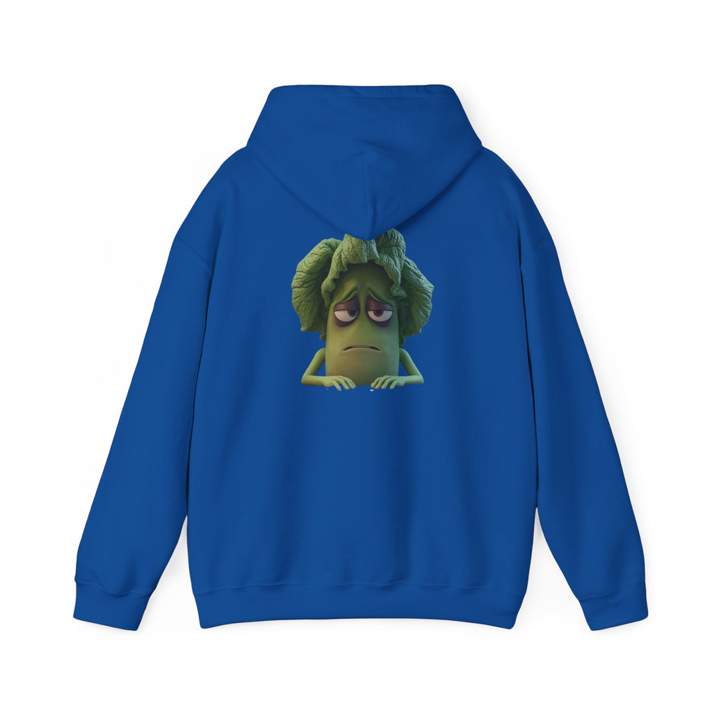 Hoodie — “Lettuce Like a Fresh” Funny Lettuce Character Graphic Sweatshirt