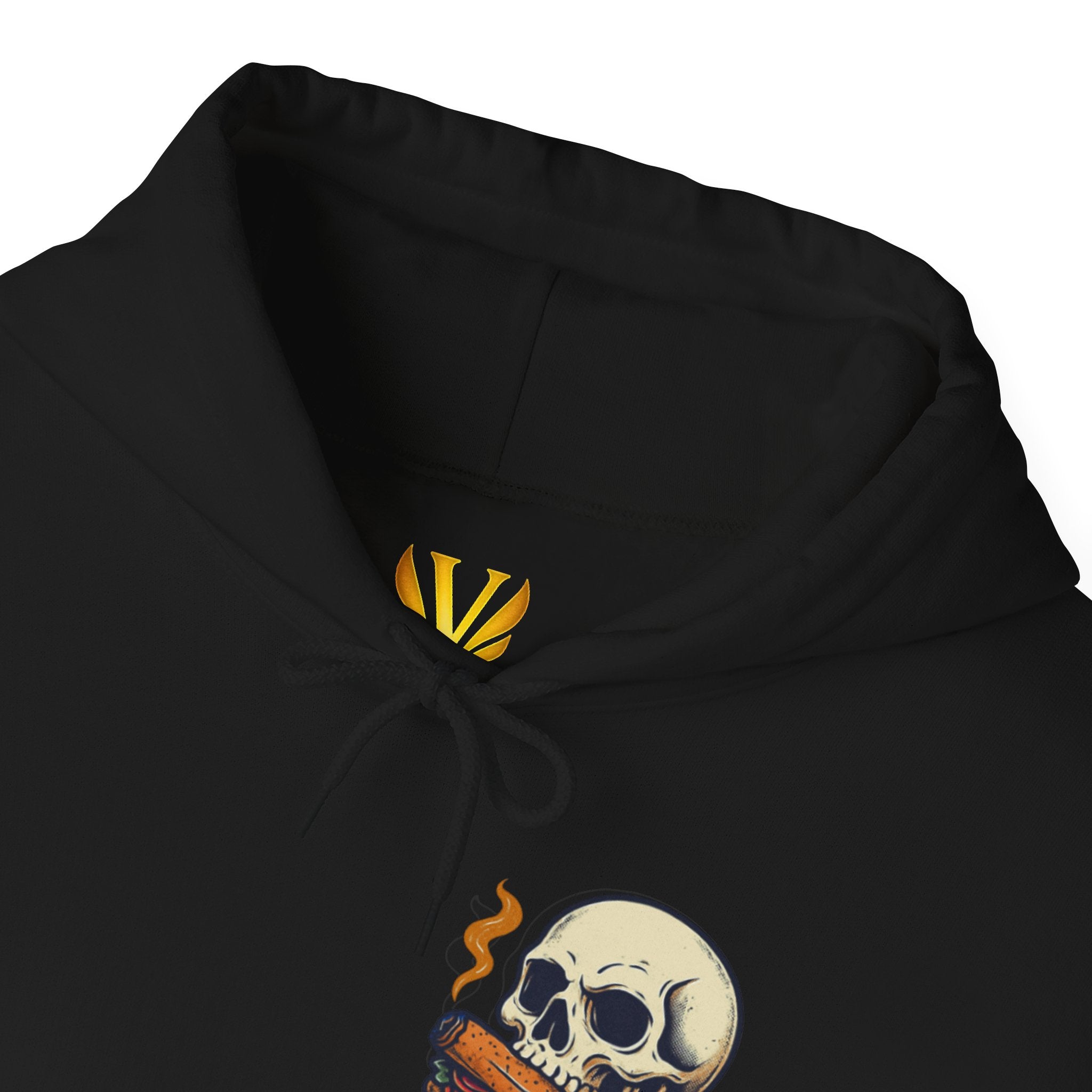 Skull Graphic Unisex Hoodie - Edgy Streetwear Style