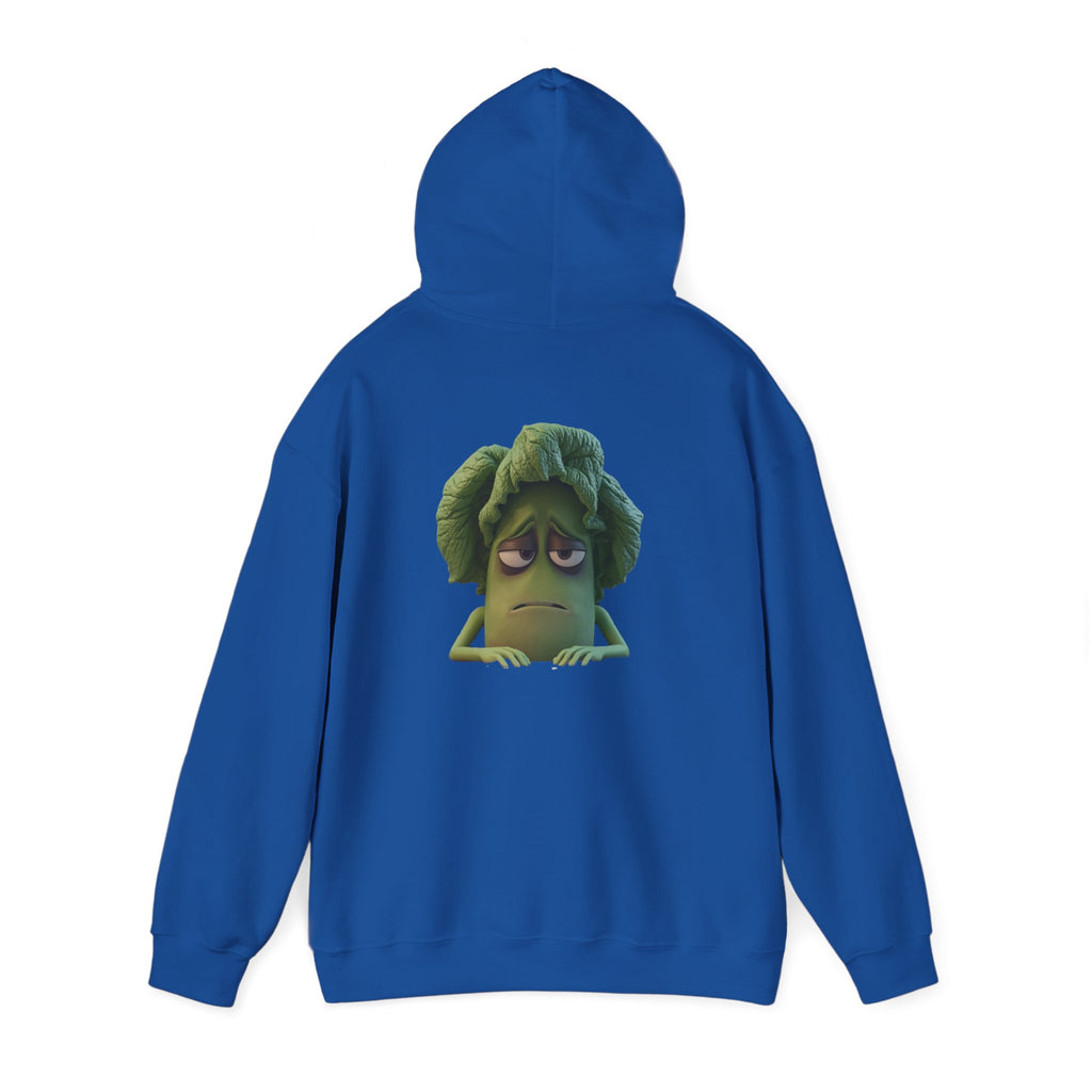Hoodie — “Lettuce Like a Fresh” Funny Lettuce Character Graphic Sweatshirt
