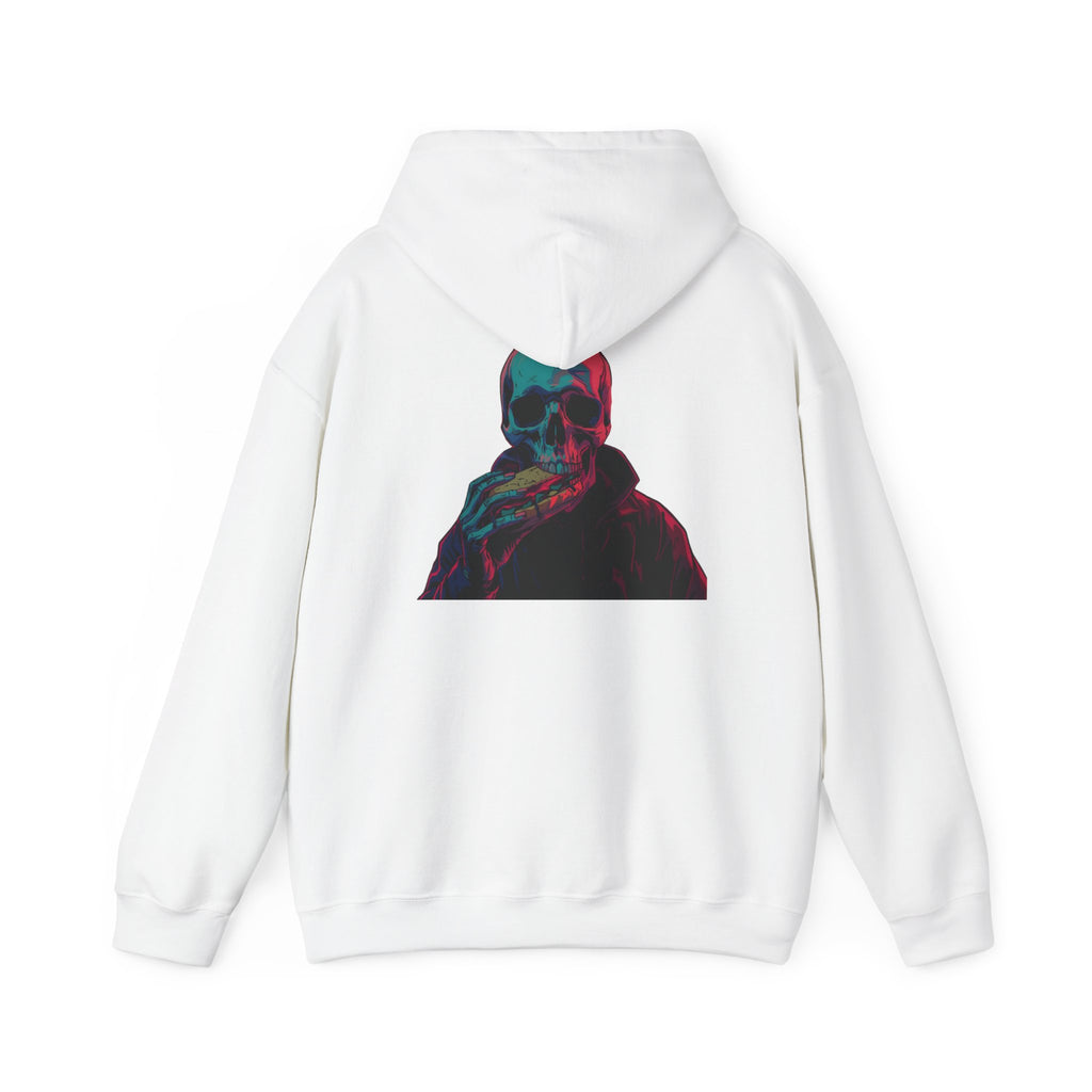 Skull Graphic Unisex Hoodie - Edgy Streetwear Style