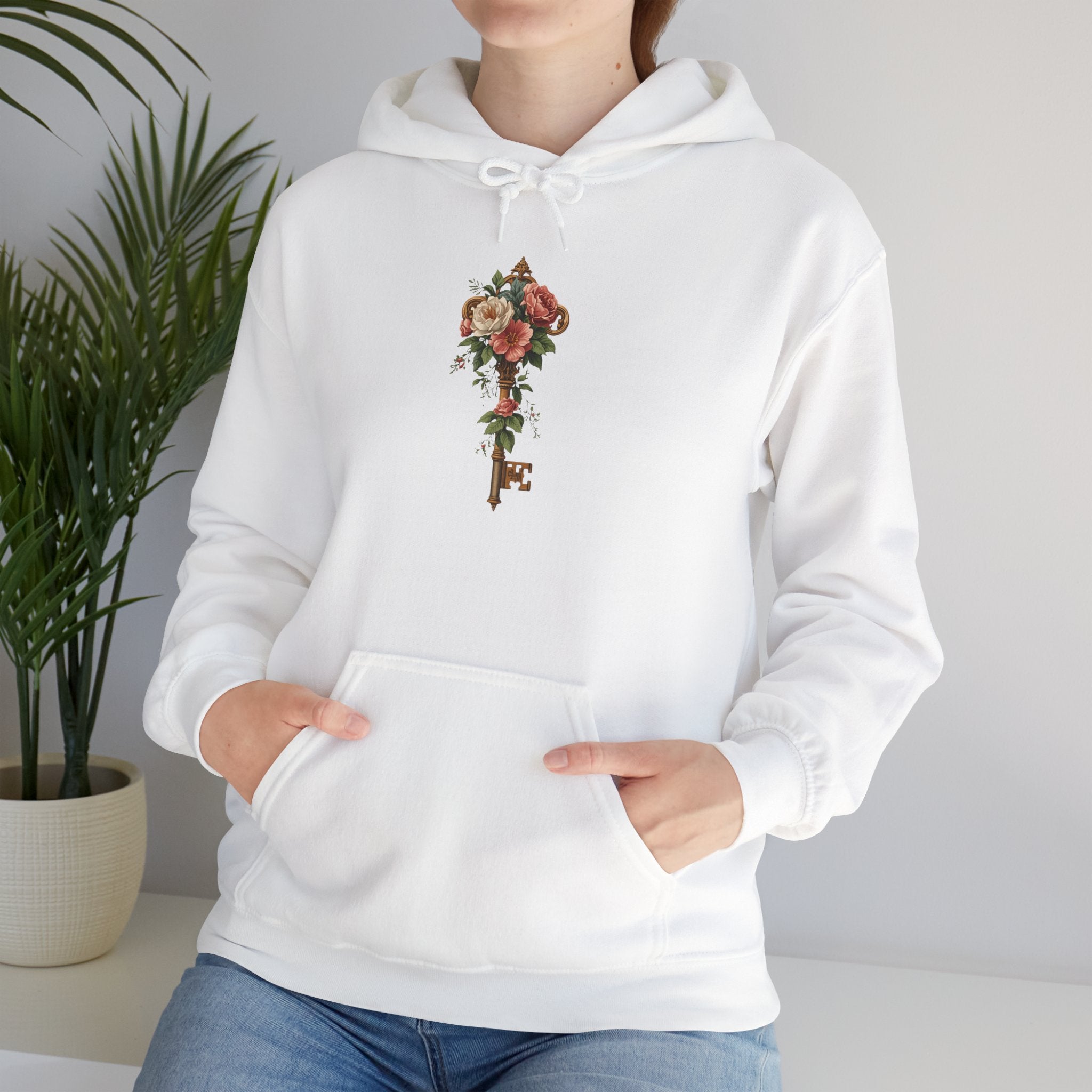 Floral Key Unisex Heavy Blend™ Hoodie