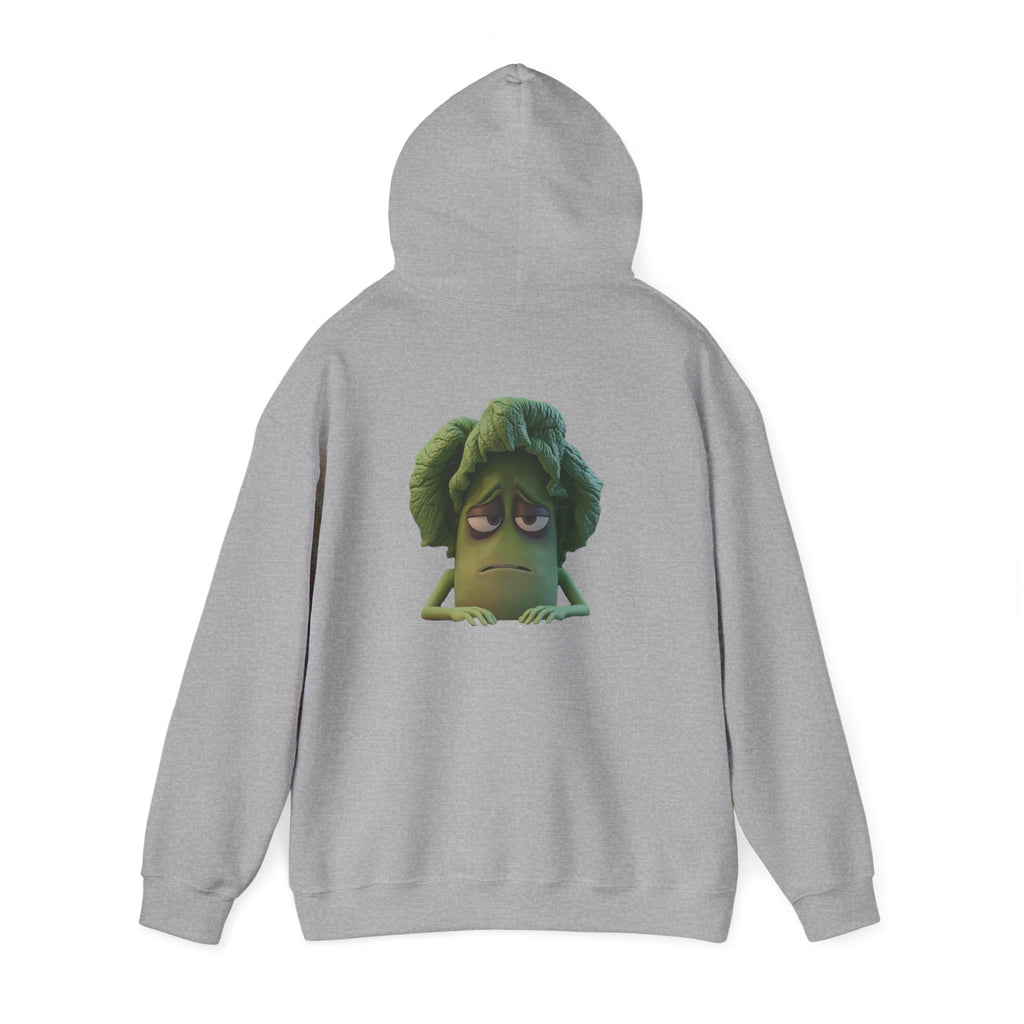 Hoodie — “Lettuce Like a Fresh” Funny Lettuce Character Graphic Sweatshirt