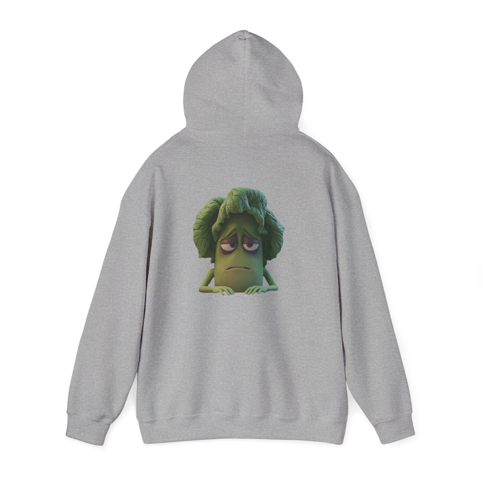 Hoodie — “Lettuce Like a Fresh” Funny Lettuce Character Graphic Sweatshirt