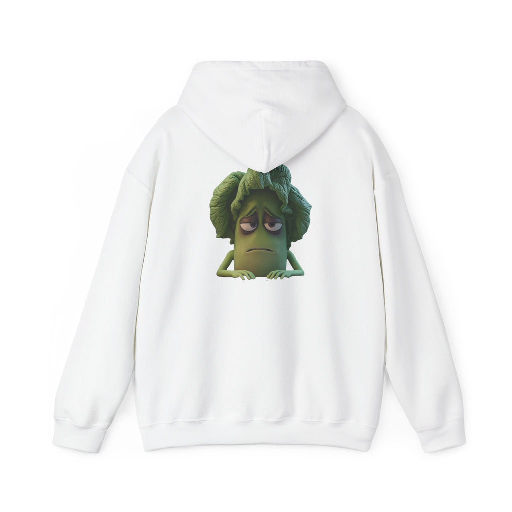 Hoodie — “Lettuce Like a Fresh” Funny Lettuce Character Graphic Sweatshirt