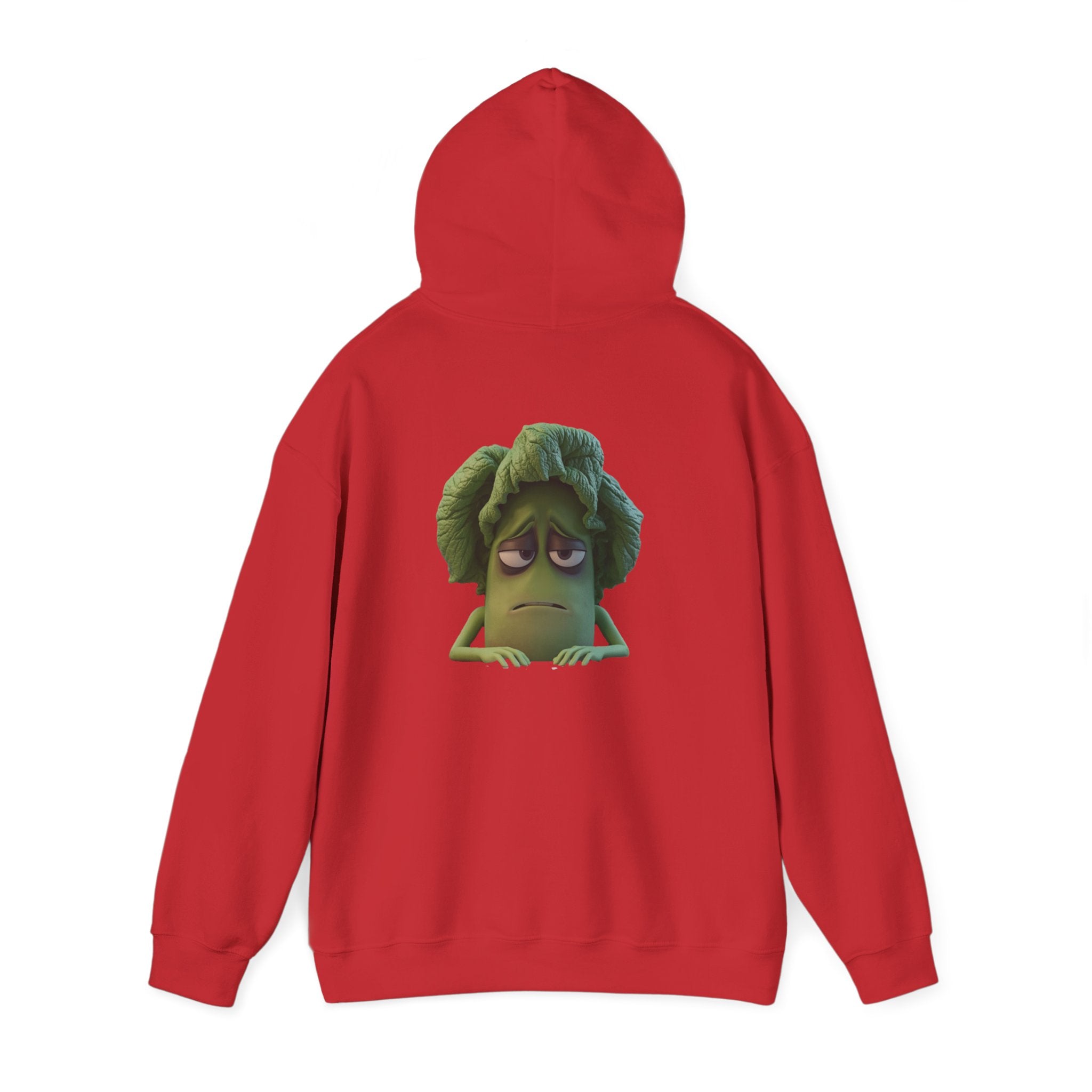 Hoodie — “Lettuce Like a Fresh” Funny Lettuce Character Graphic Sweatshirt