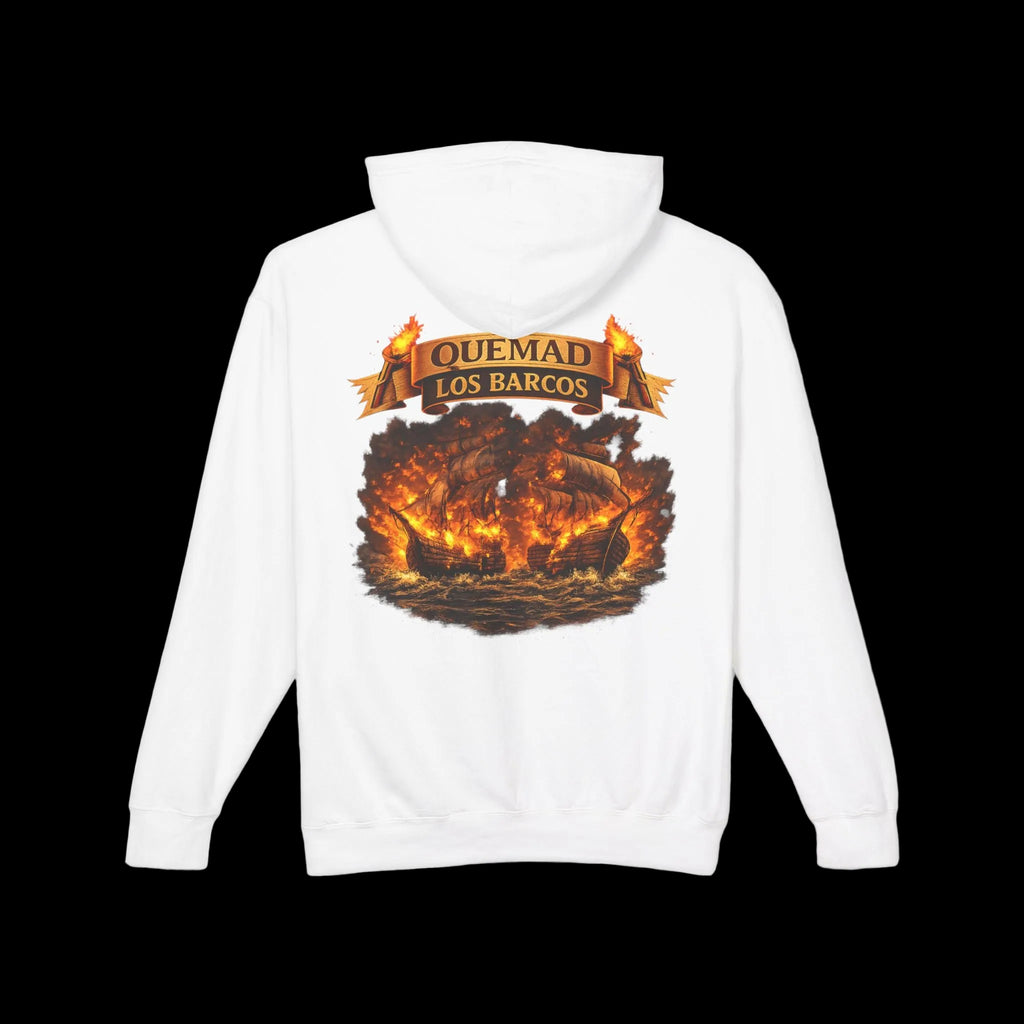 🔥 Sudadera con Capucha – “Quemad Los Barcos”🔥