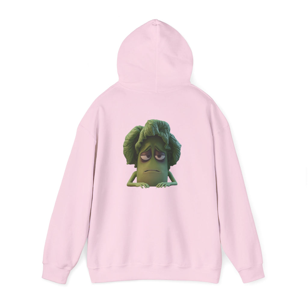 Hoodie — “Lettuce Like a Fresh” Funny Lettuce Character Graphic Sweatshirt