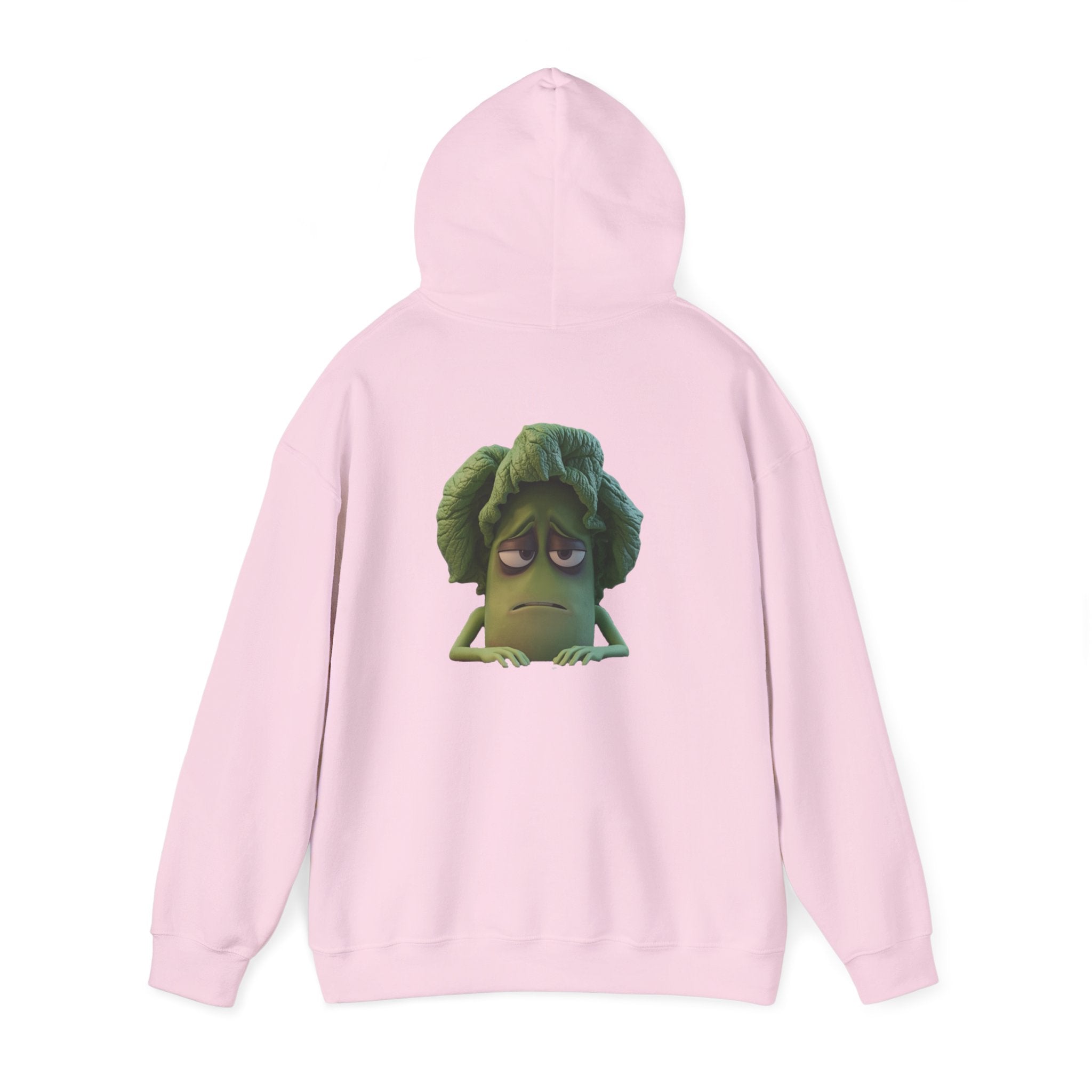 Hoodie — “Lettuce Like a Fresh” Funny Lettuce Character Graphic Sweatshirt