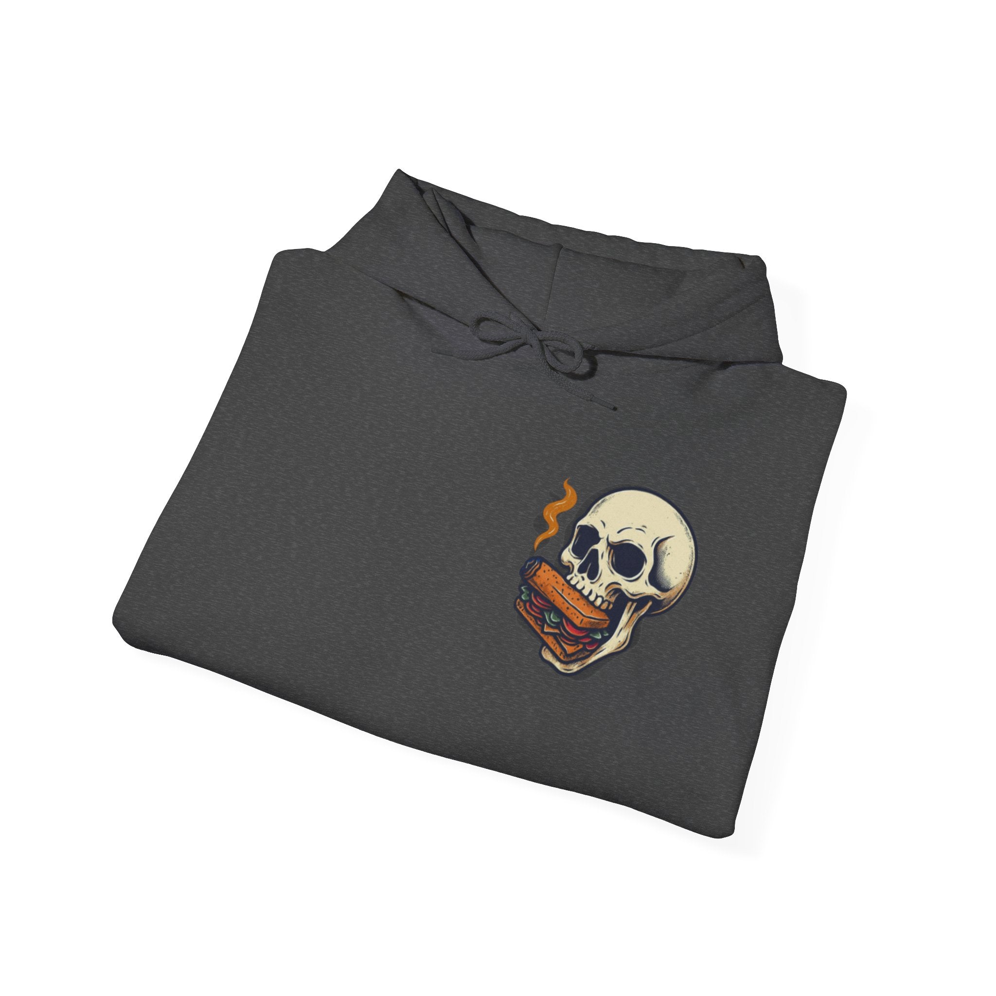 Skull Graphic Unisex Hoodie - Edgy Streetwear Style