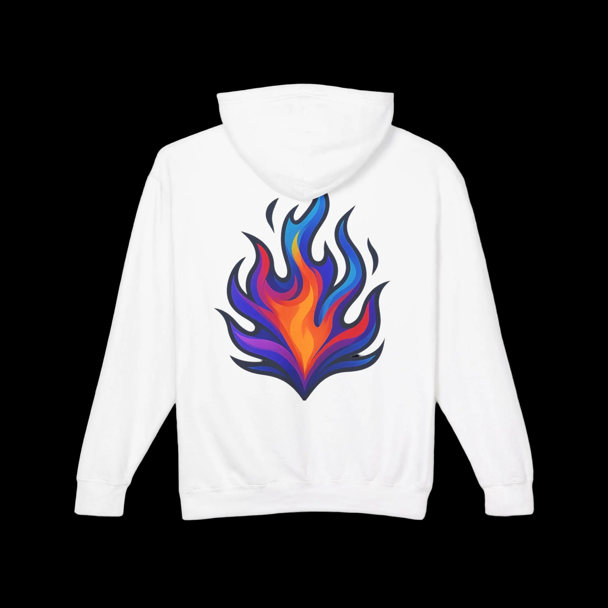 🔥 Sudadera con Capucha – Llama Moderna 🔥