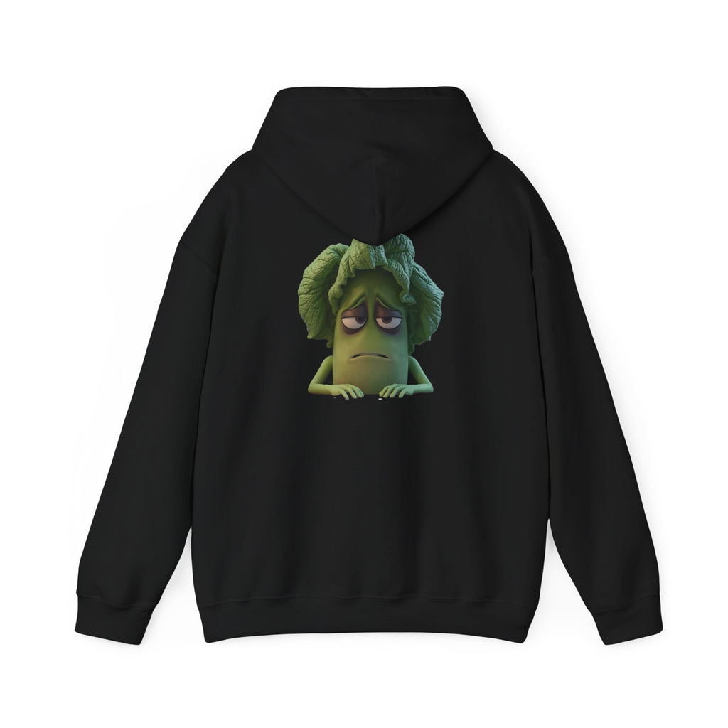 Hoodie — “Lettuce Like a Fresh” Funny Lettuce Character Graphic Sweatshirt